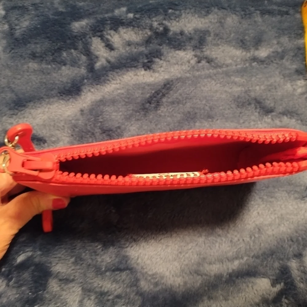 Hunter Red Wristlet Pouch